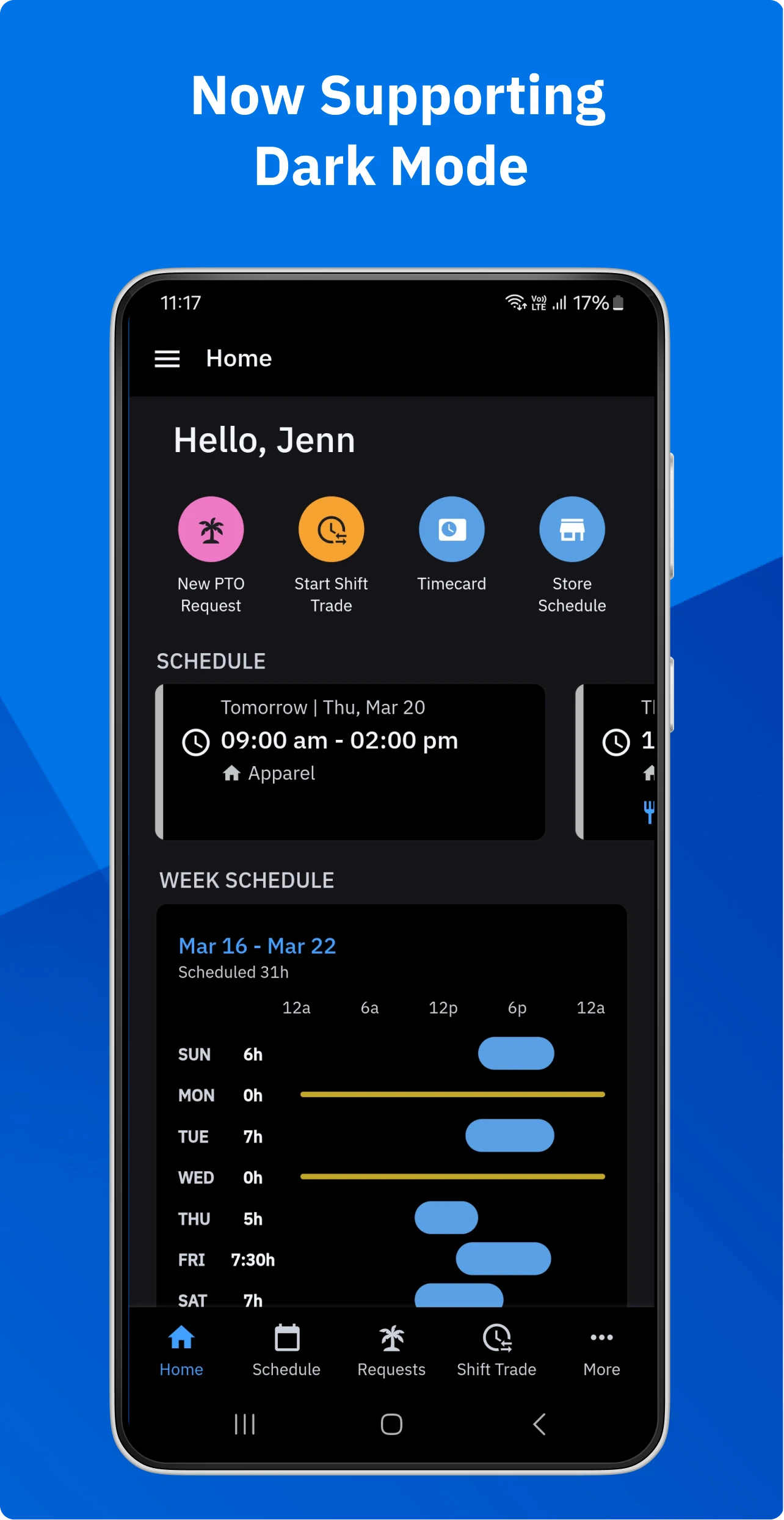 Workcloud Shift screenshot