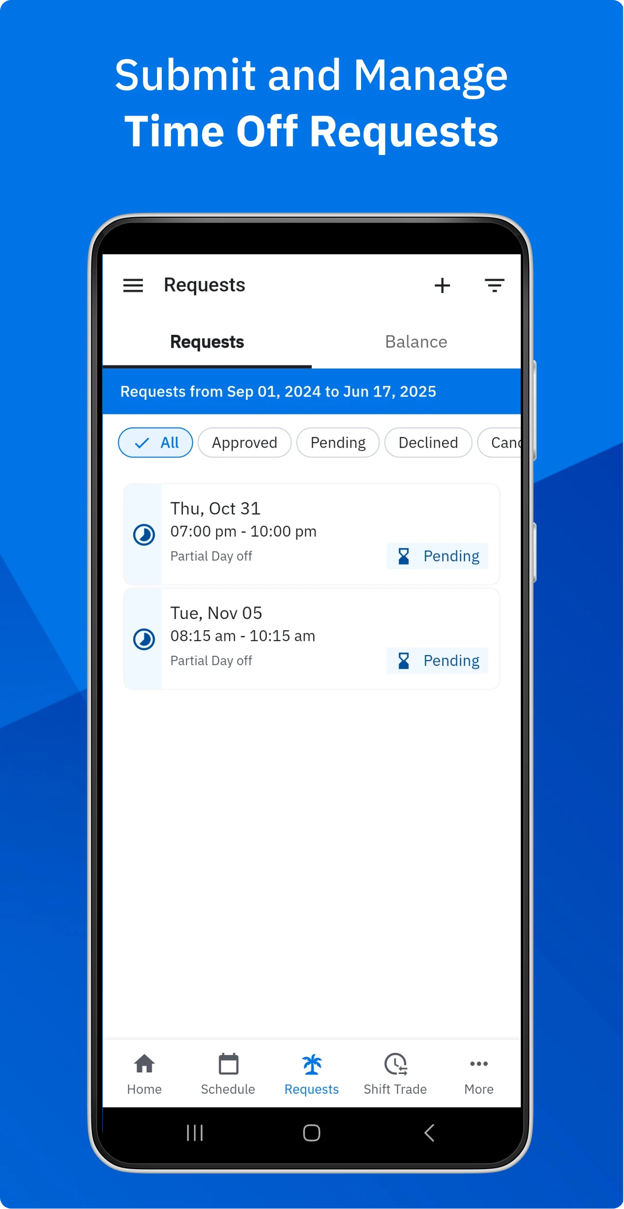 Workcloud Shift screenshot